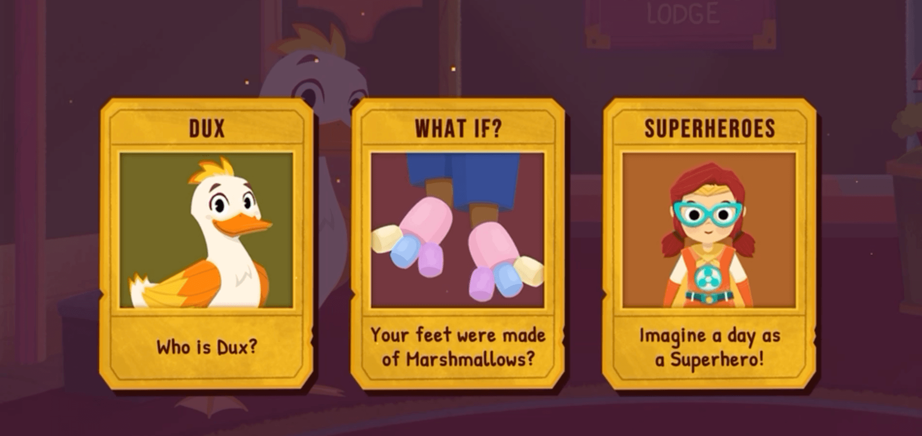 Topic Cards: conversation scaffolding to help children know what to say next